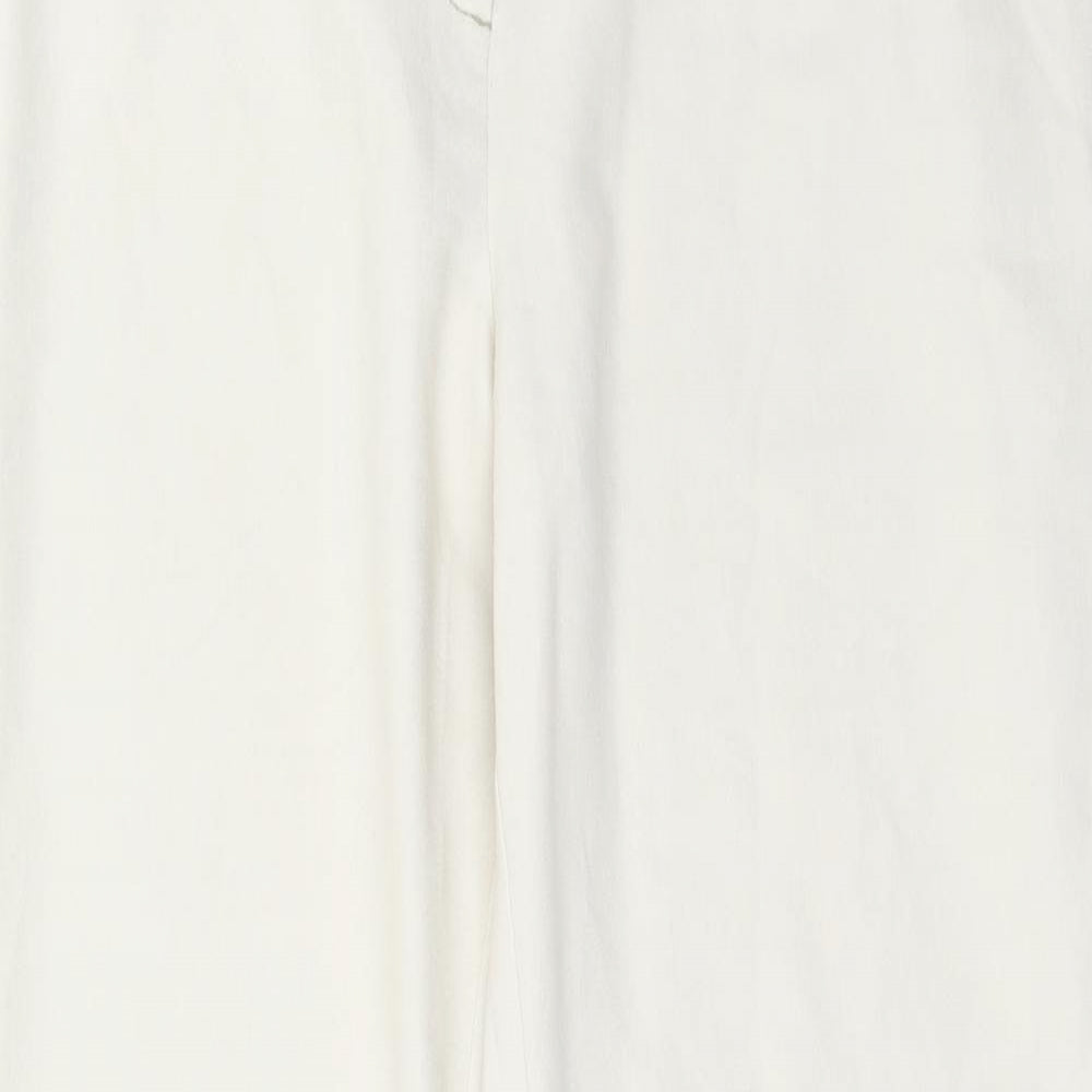 Womens UK Size 12 Essentials Regular Fit  Beige Trousers