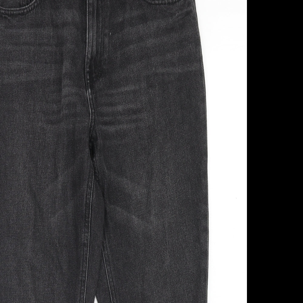Only Womens Black Cotton Straight Jeans Size 30 in Regular Button
