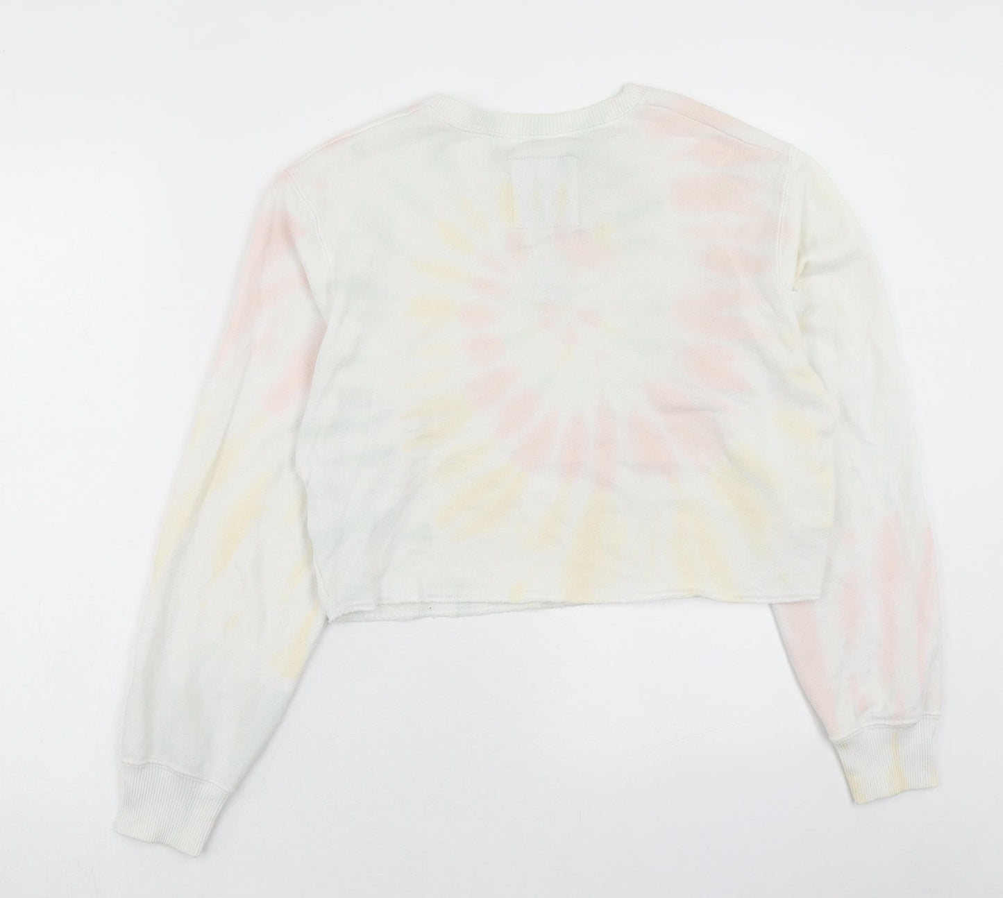 Hollister Womens Multicoloured Geometric Polyester Pullover Sweatshirt Size XS Pullover