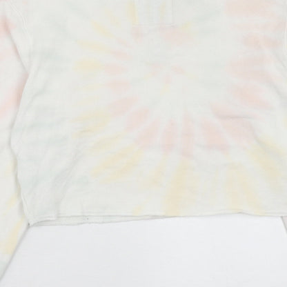 Hollister Womens Multicoloured Geometric Polyester Pullover Sweatshirt Size XS Pullover