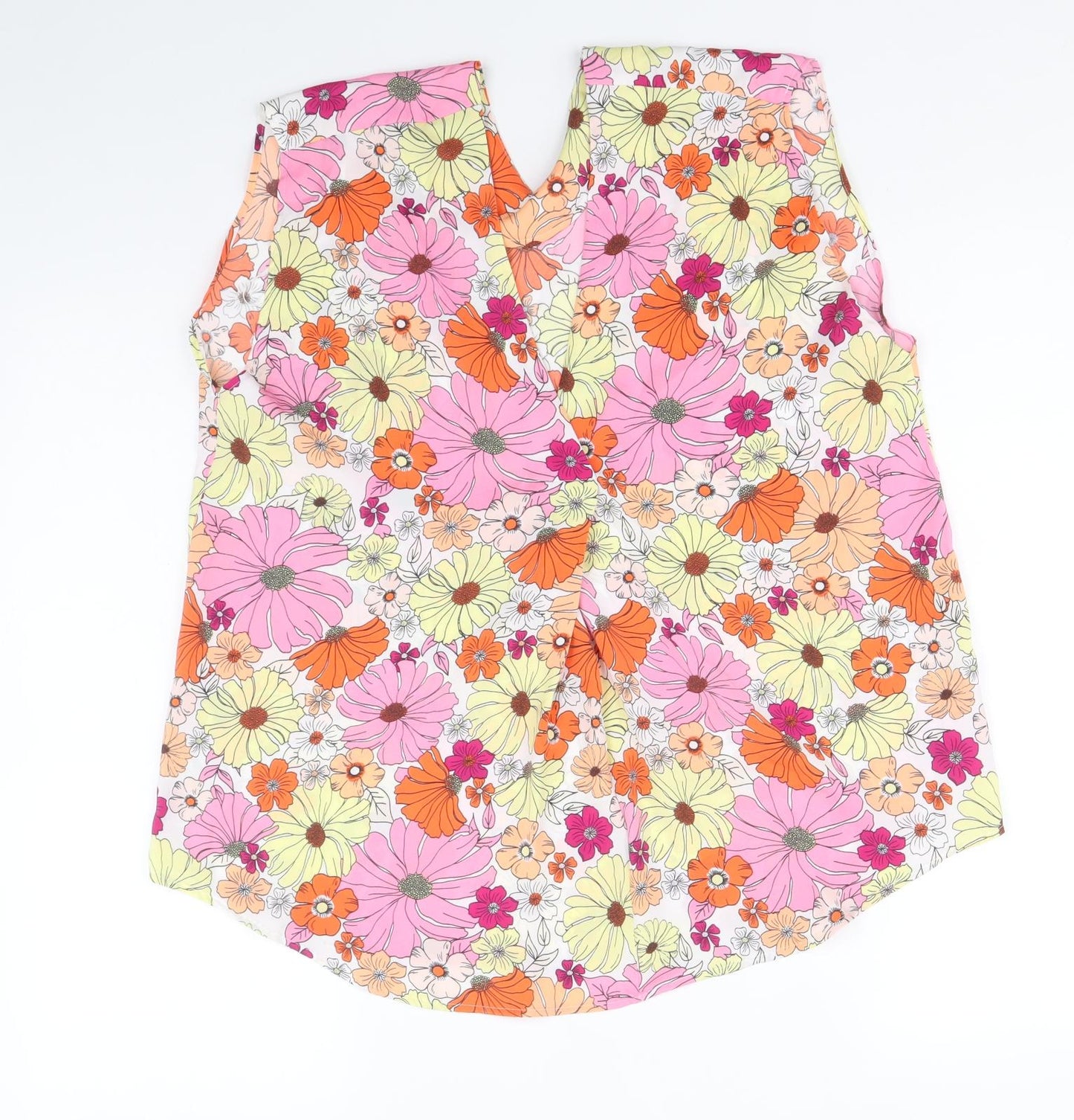 Womens UK Size 12 Marks and Spencer Multicoloured Basic Tank