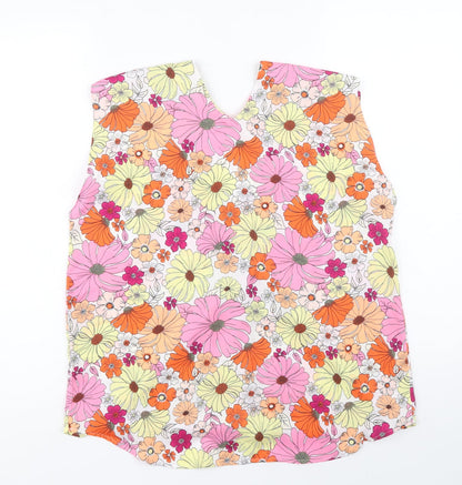 Womens UK Size 12 Marks and Spencer Multicoloured Basic Tank