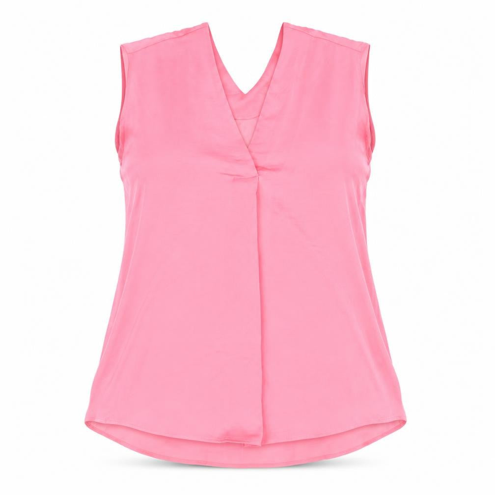 Womens UK Size 14 Marks and Spencer Pink Basic Tank