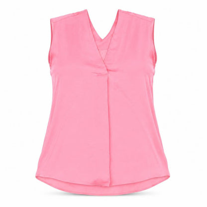 Womens UK Size 14 Marks and Spencer Pink Basic Tank