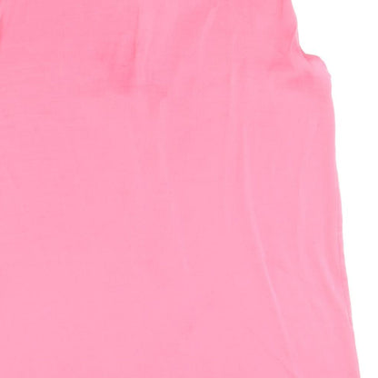 Womens UK Size 14 Marks and Spencer Pink Basic Tank