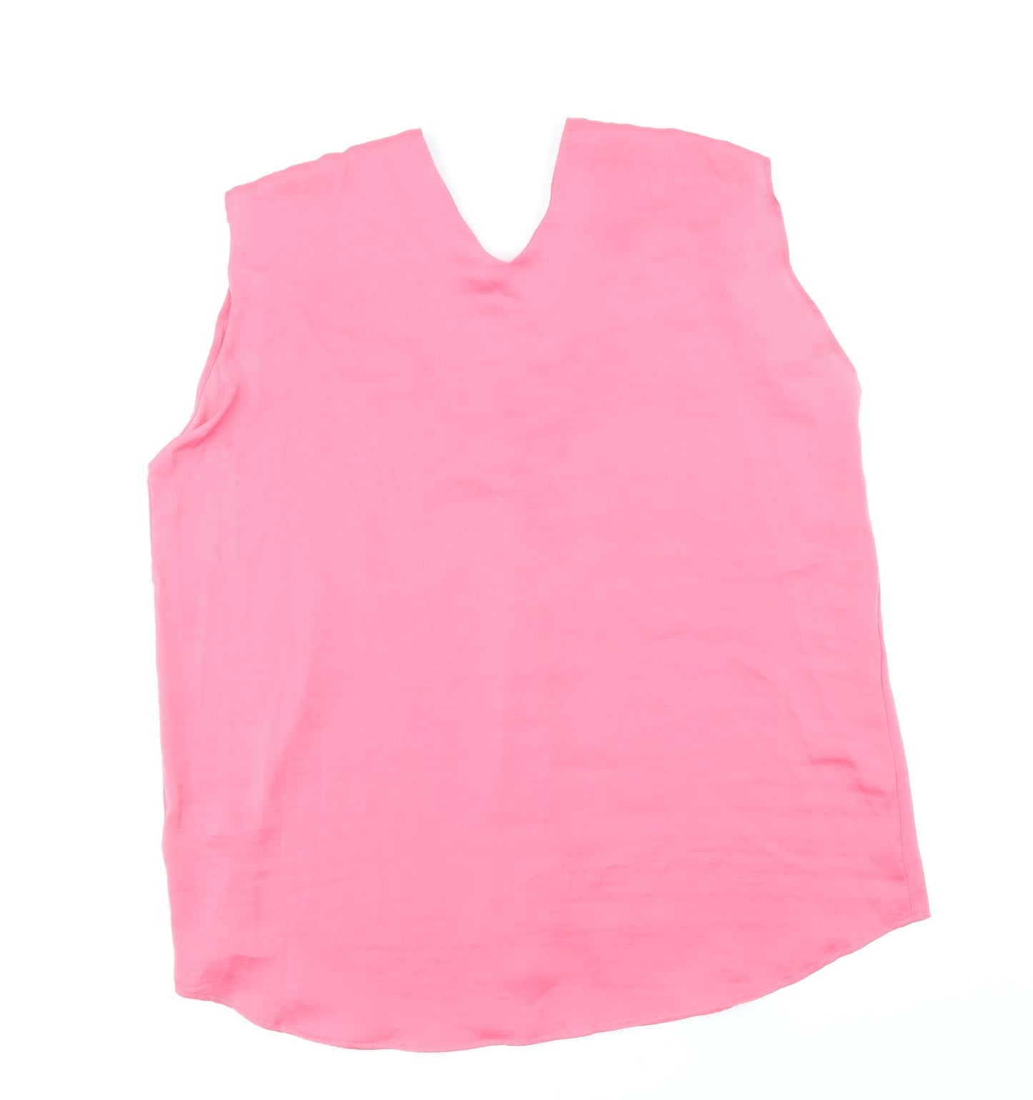 Womens UK Size 14 Marks and Spencer Pink Basic Tank