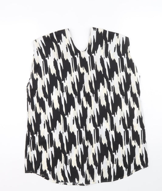 Womens UK Size 10 Marks and Spencer Black Basic Tank