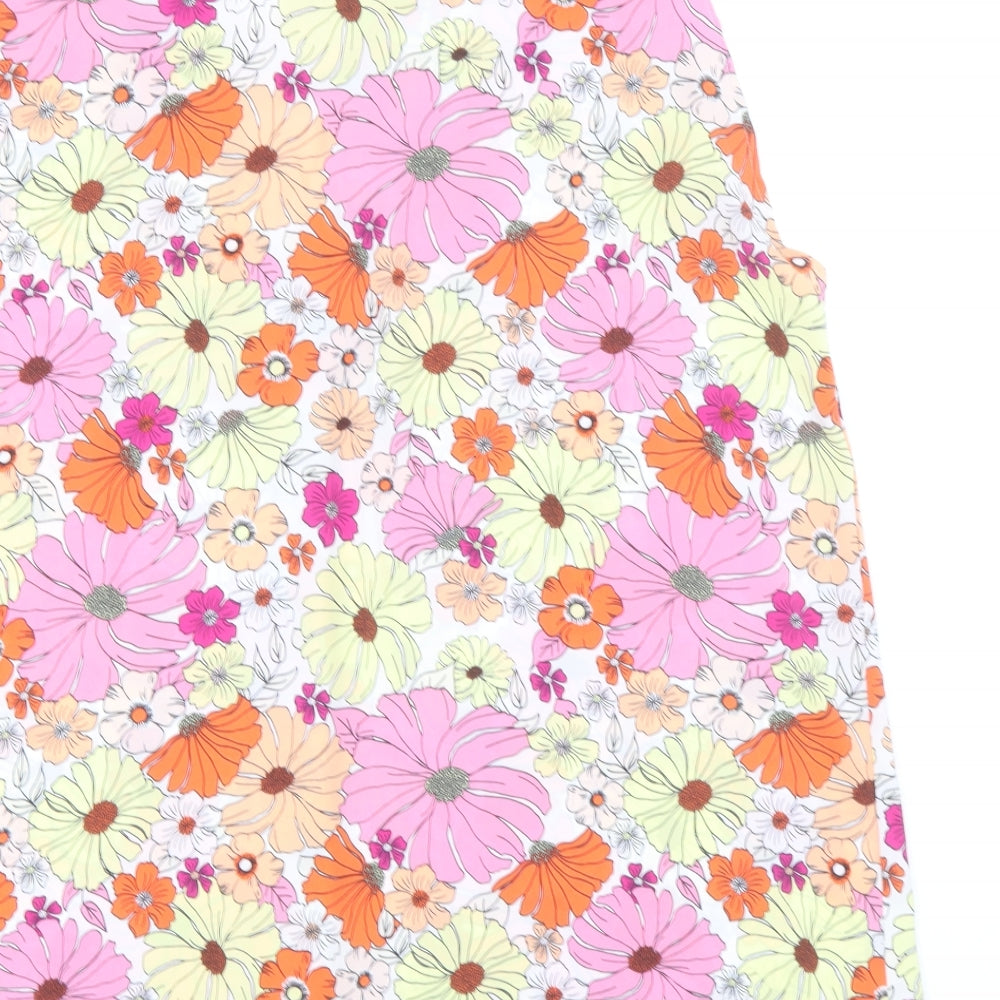 Womens UK Size 18 Marks and Spencer Multicoloured Basic Blouse