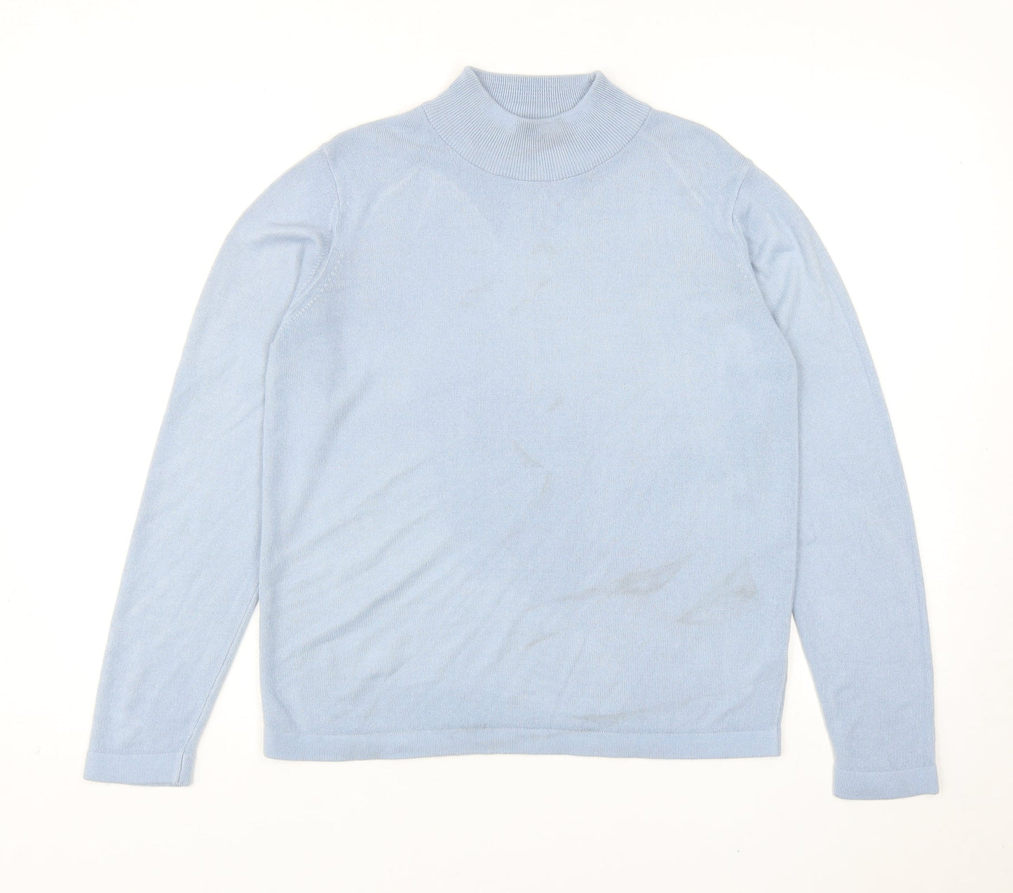 Womens UK Size 14 Marks and Spencer Blue Pullover Jumper