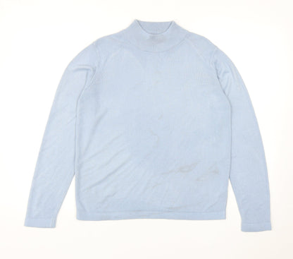 Womens UK Size 14 Marks and Spencer Blue Pullover Jumper