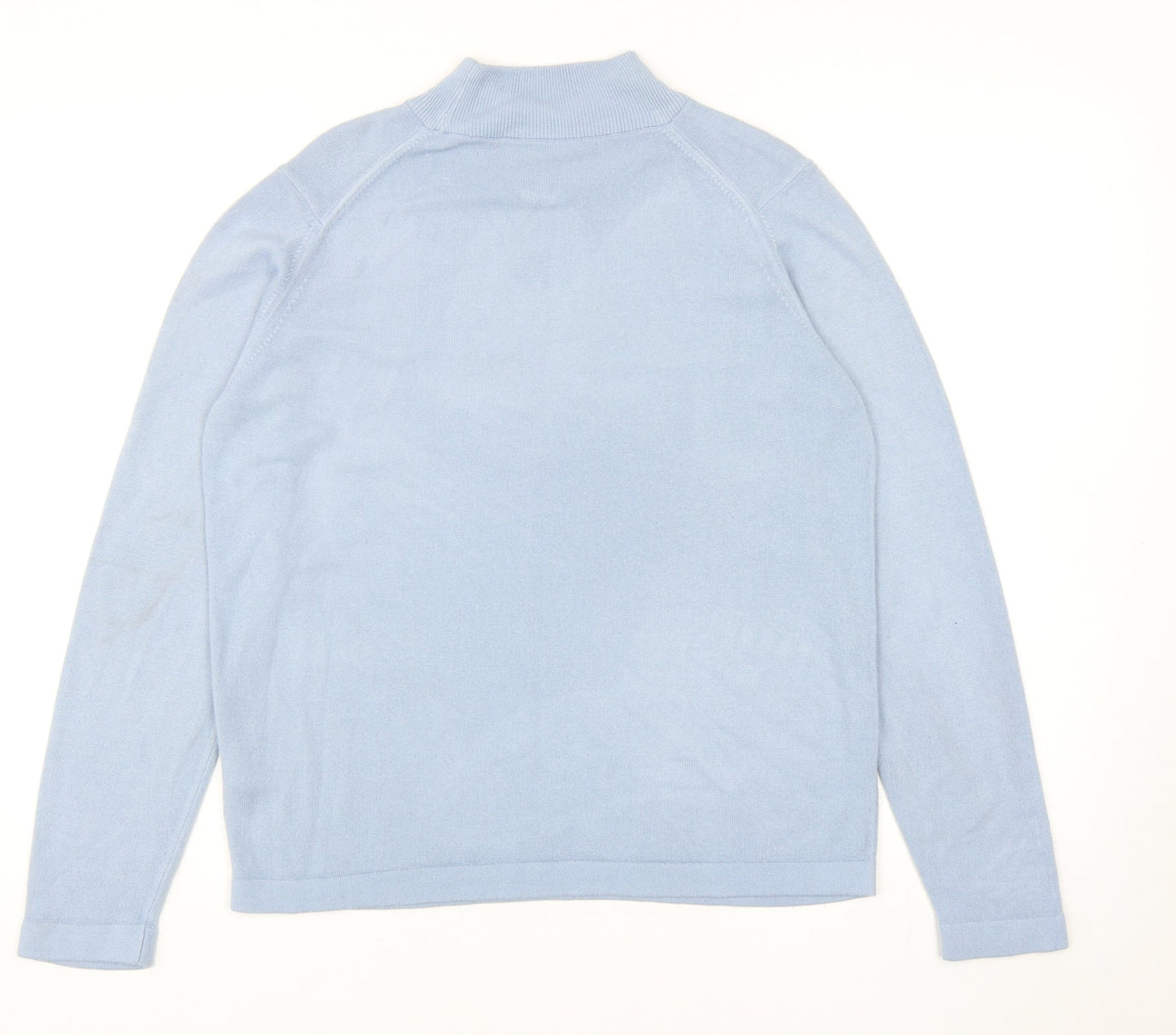 Womens UK Size 14 Marks and Spencer Blue Pullover Jumper
