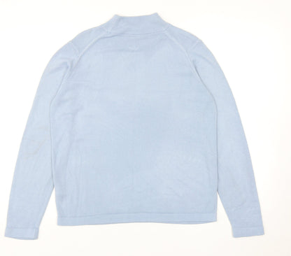 Womens UK Size 14 Marks and Spencer Blue Pullover Jumper