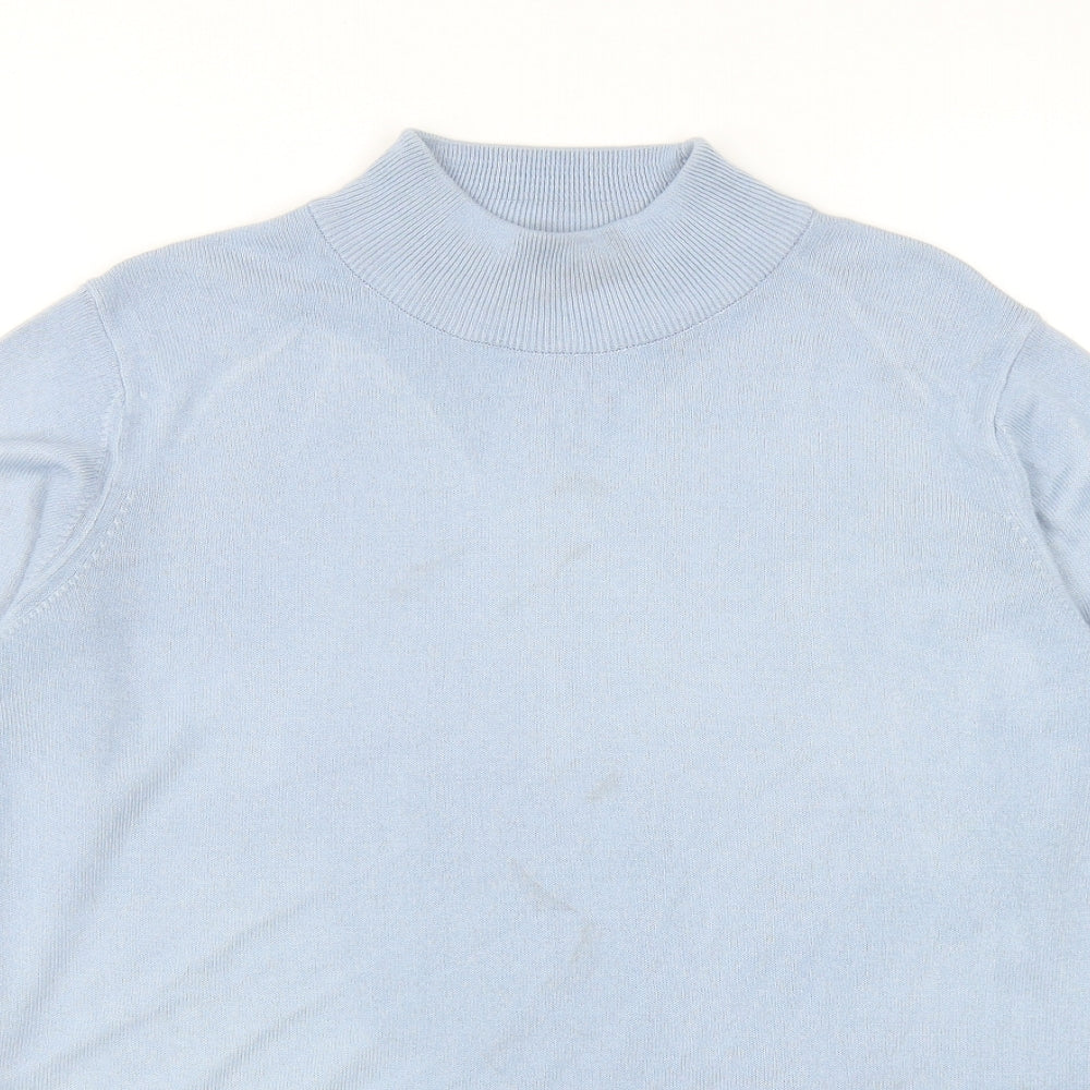 Womens UK Size 14 Marks and Spencer Blue Pullover Jumper