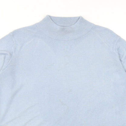 Womens UK Size 14 Marks and Spencer Blue Pullover Jumper