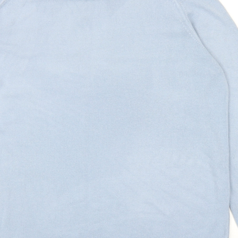 Womens UK Size 14 Marks and Spencer Blue Pullover Jumper