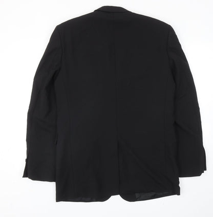 Mens UK Size 38 Tom English Regular Black Suit Jacket