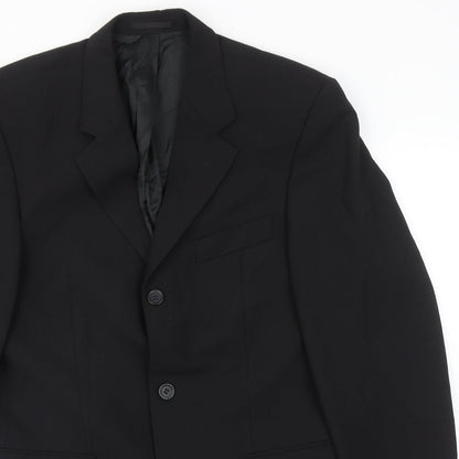 Mens UK Size 38 Tom English Regular Black Suit Jacket