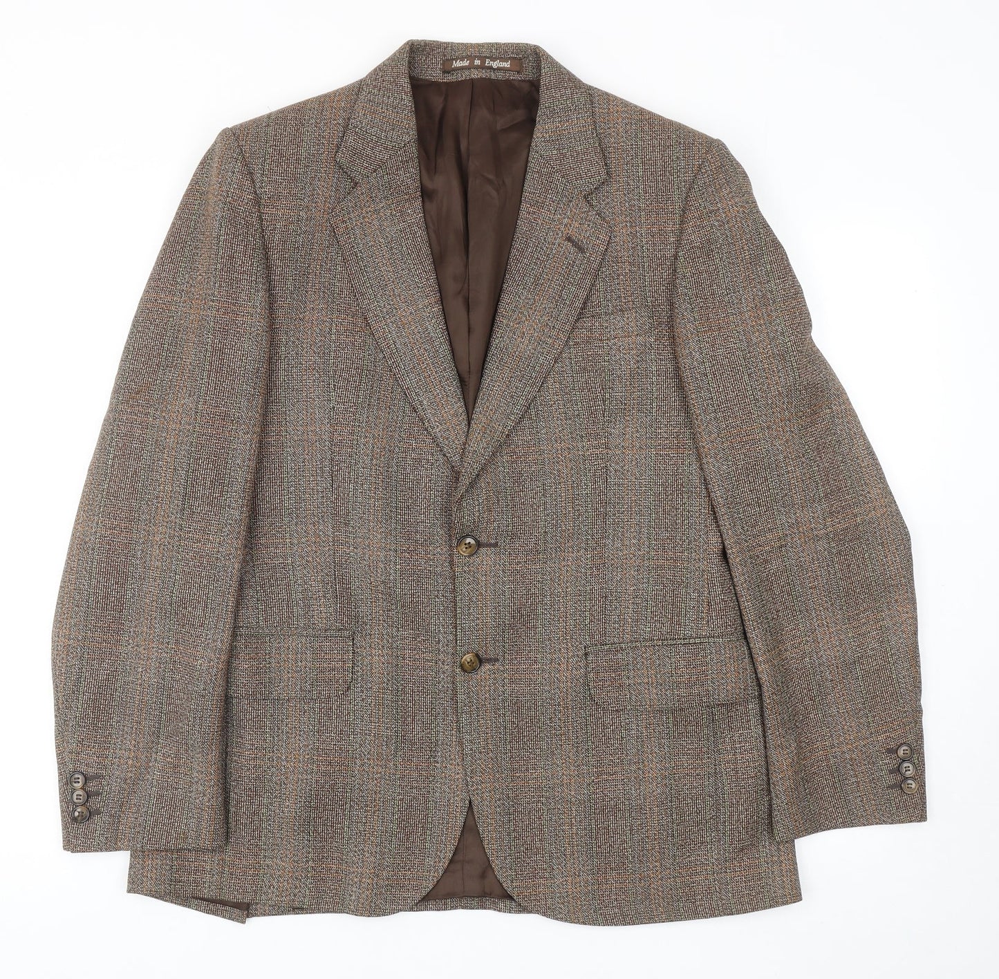 Mens UK Size 38 Burton Regular Brown Suit Jacket