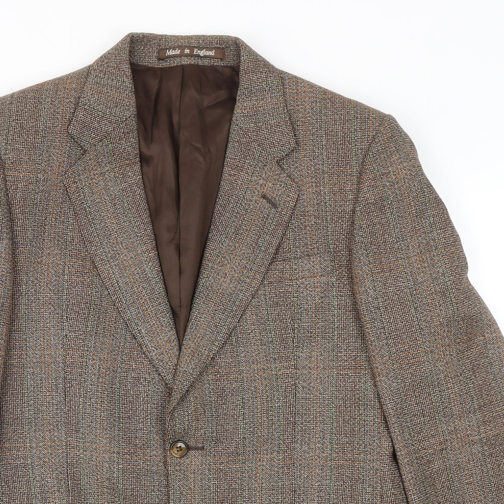Mens UK Size 38 Burton Regular Brown Suit Jacket