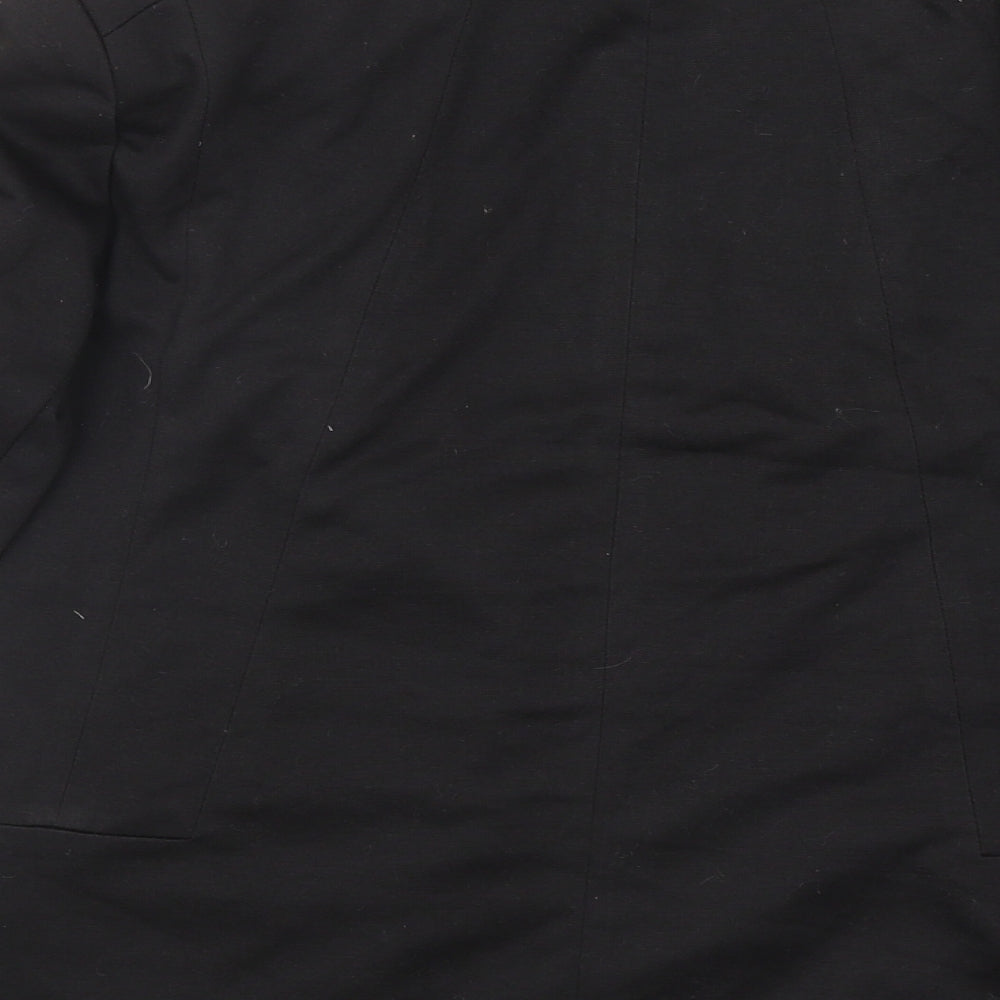 Wallis Womens Black Polyester Jacket Blazer Size 12