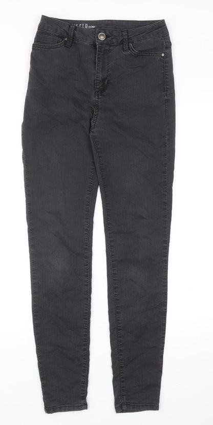 Womens UK Size 8 Marks and Spencer Regular Fit Skinny Grey Jeans