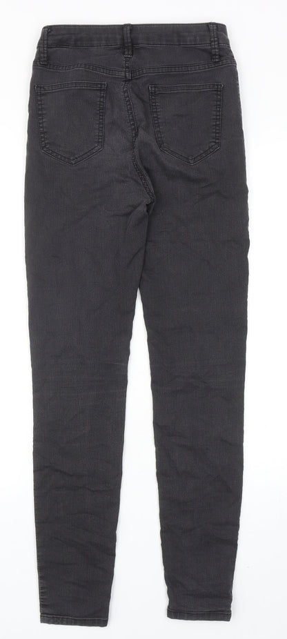 Womens UK Size 8 Marks and Spencer Regular Fit Skinny Grey Jeans
