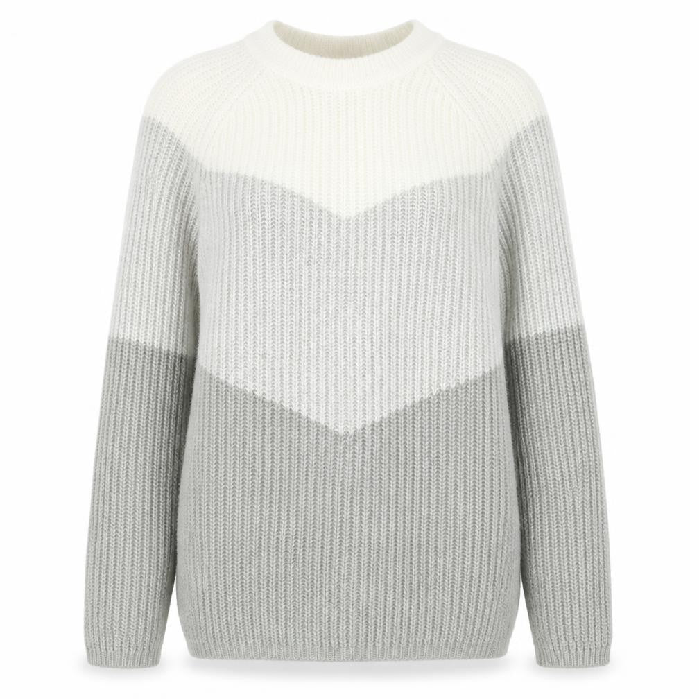 Womens UK Size 12 M&Co Grey Pullover Jumper