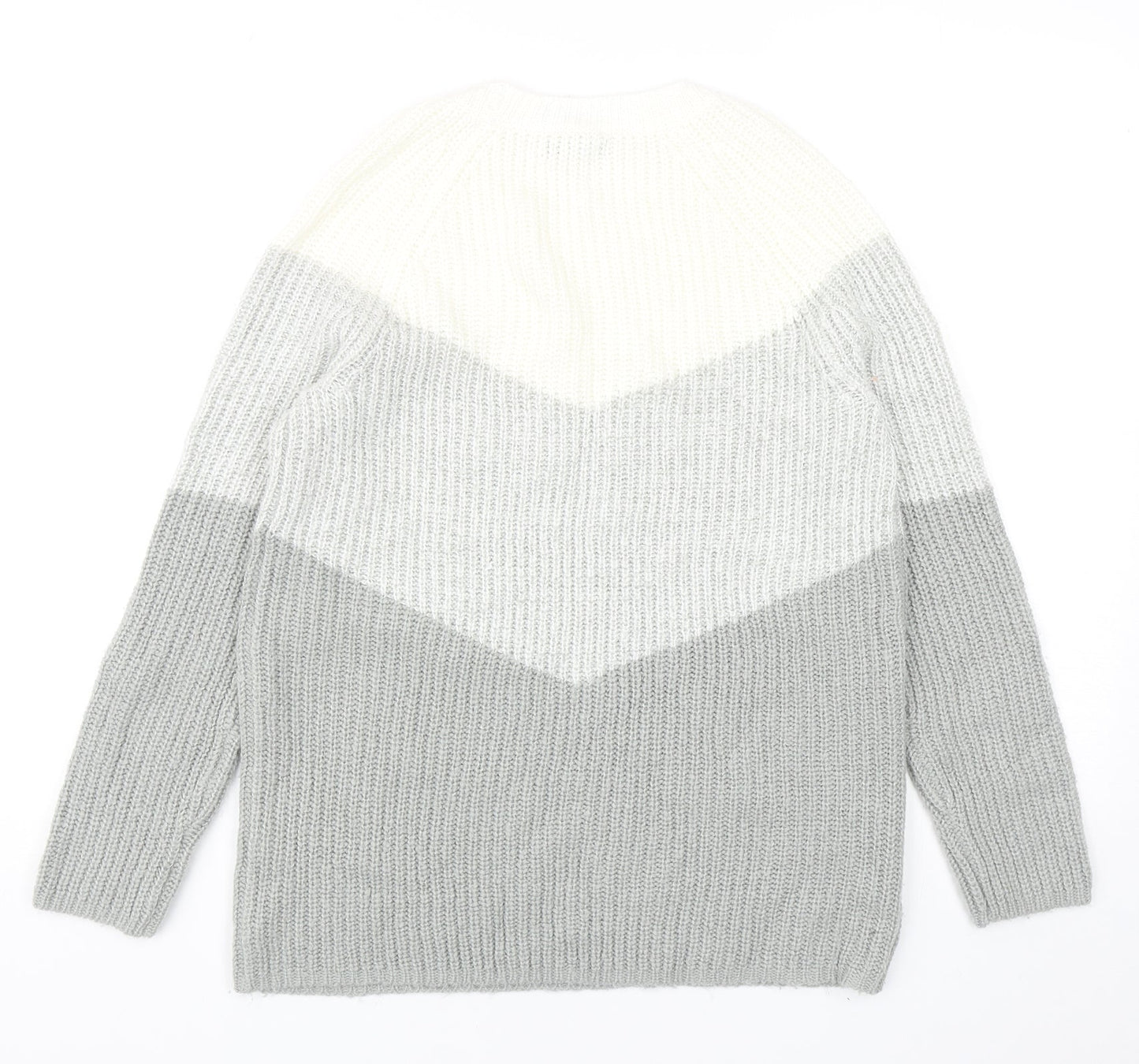 Womens UK Size 12 M&Co Grey Pullover Jumper