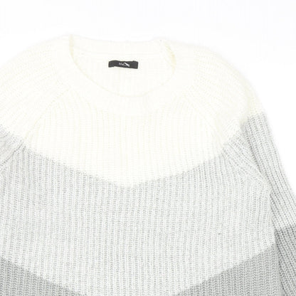 Womens UK Size 12 M&Co Grey Pullover Jumper