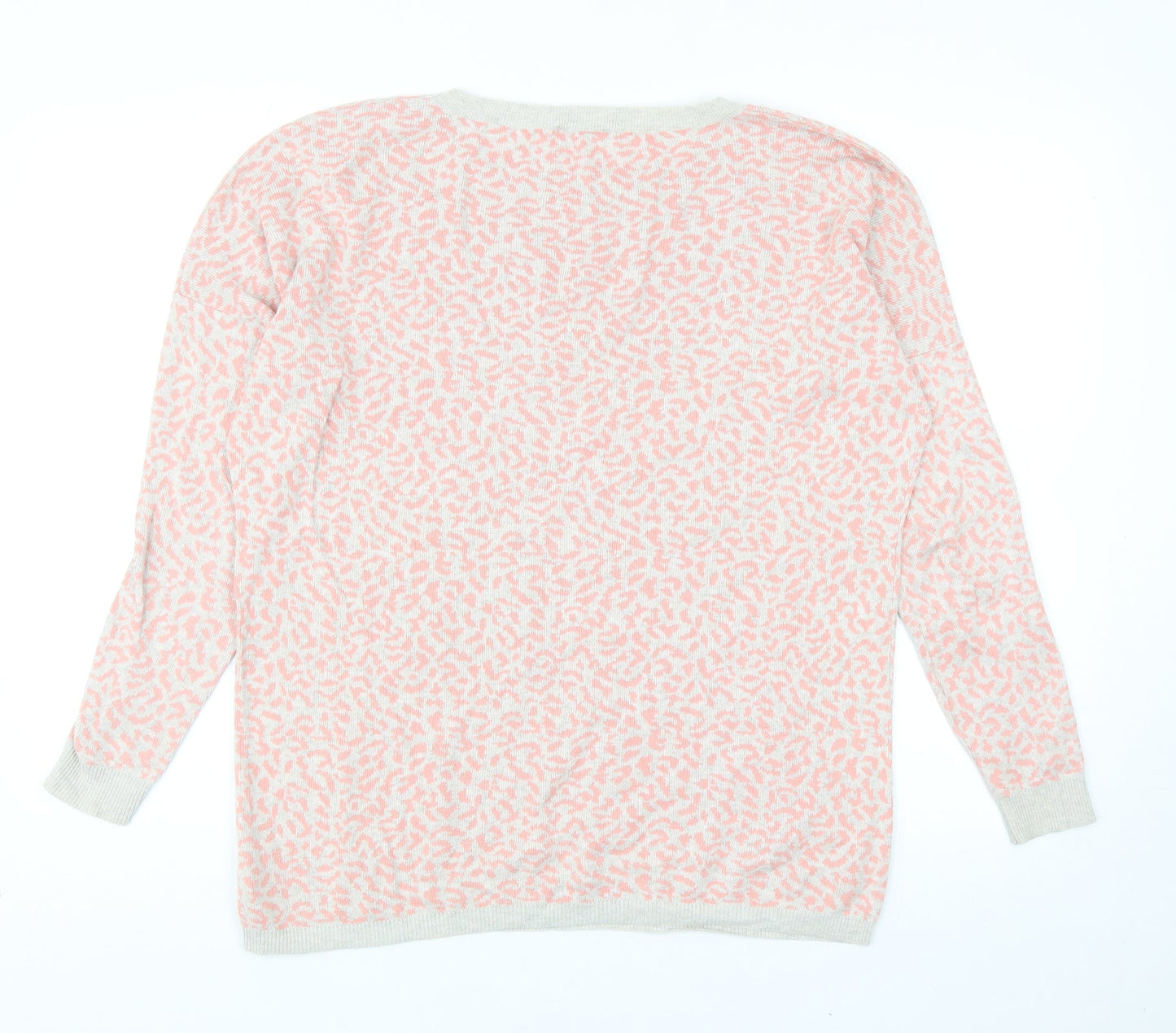 Womens UK Size S Oasis Pink Pullover Jumper