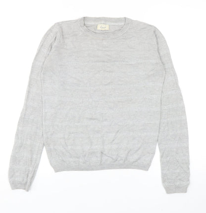 Womens UK Size XS Linea Grey Pullover Jumper