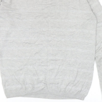 Womens UK Size XS Linea Grey Pullover Jumper