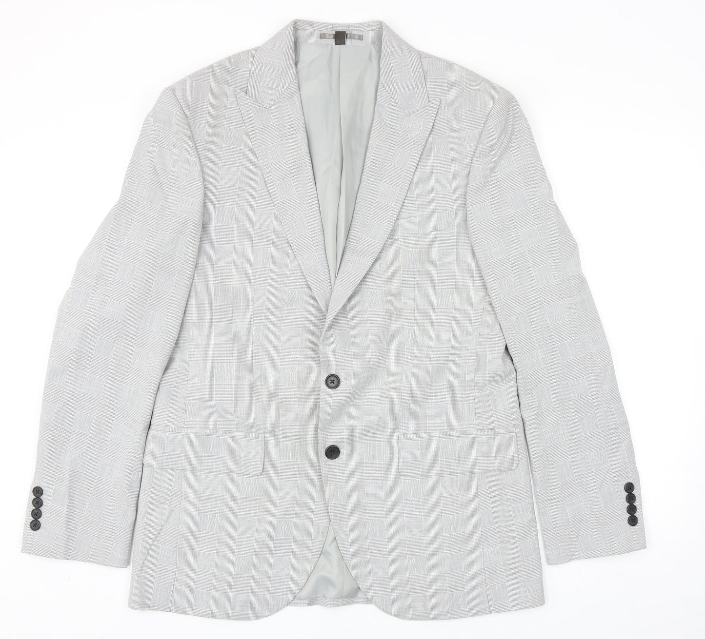 Mens UK Size 40 Marks and Spencer Regular Grey Suit Jacket
