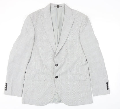 Mens UK Size 40 Marks and Spencer Regular Grey Suit Jacket