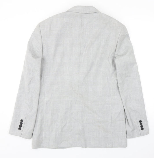 Mens UK Size 40 Marks and Spencer Regular Grey Suit Jacket