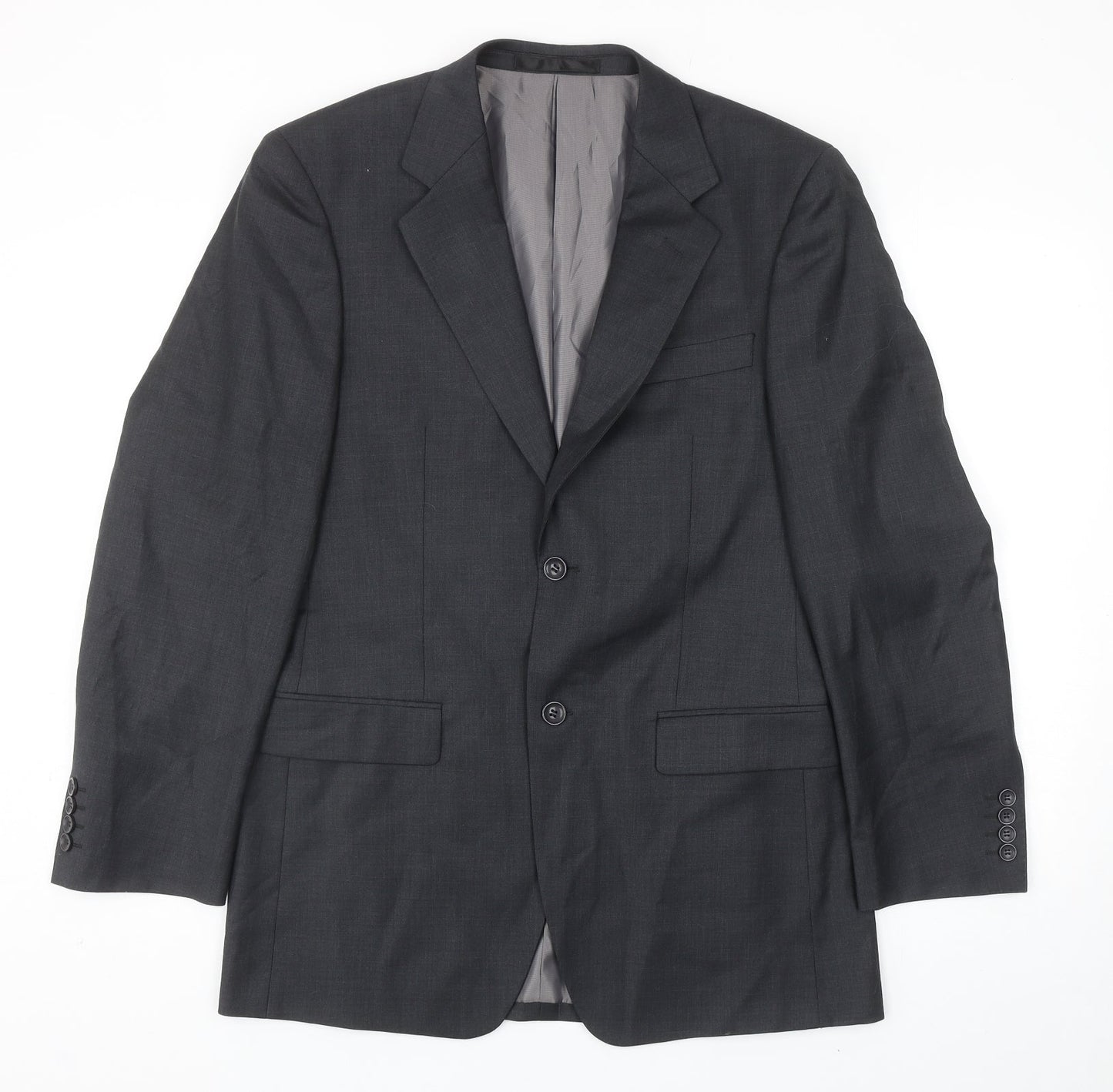 Mens UK Size 38 Butler & Webb Regular Grey Suit Jacket