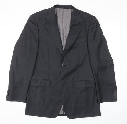 Mens UK Size 38 Butler & Webb Regular Grey Suit Jacket