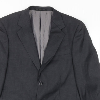 Mens UK Size 38 Butler & Webb Regular Grey Suit Jacket