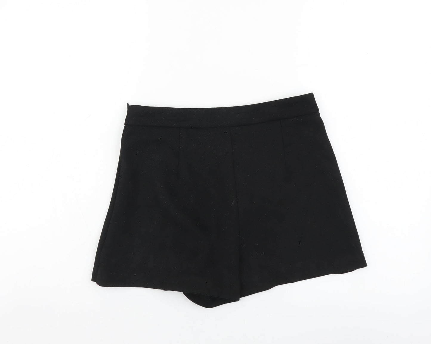 Pull&Bear Womens Black Polyester Sailor Shorts Size S L3 in Regular Zip