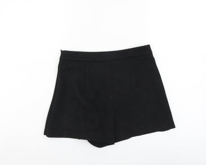 Pull&Bear Womens Black Polyester Sailor Shorts Size S L3 in Regular Zip