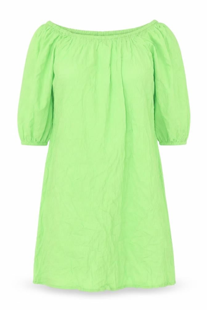Marks and Spencer Womens Green Viscose A-Line Size S Off the Shoulder Pullover