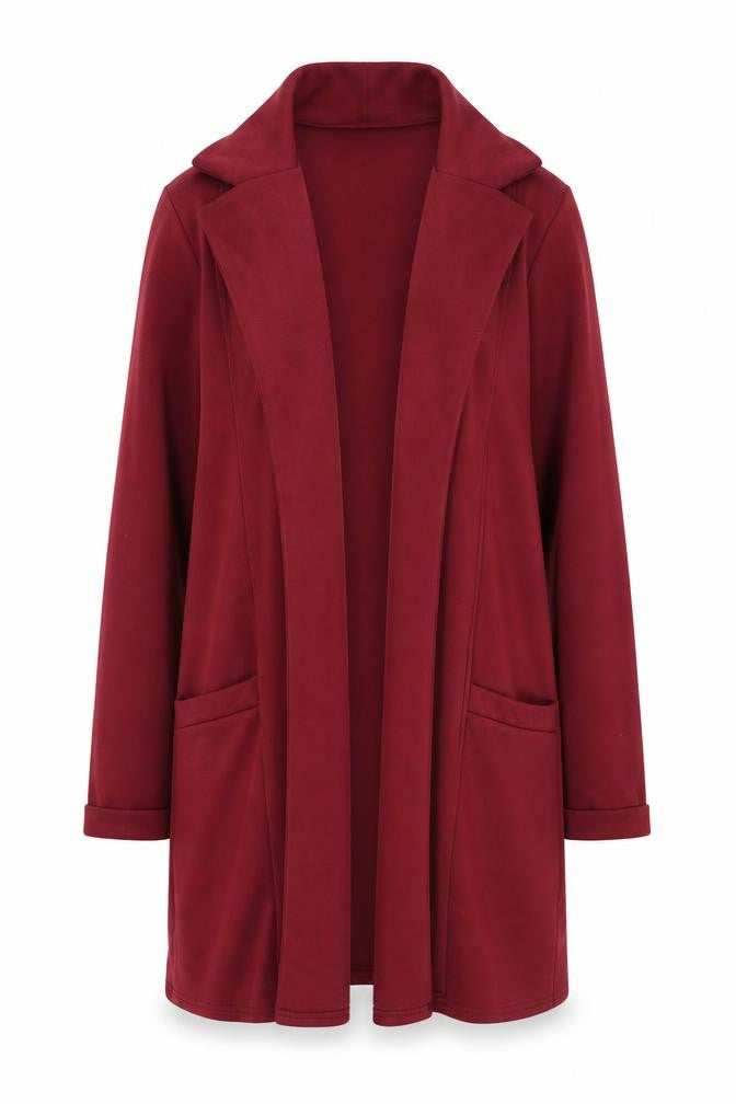 Womens UK Size 10 Select Red Overcoat
