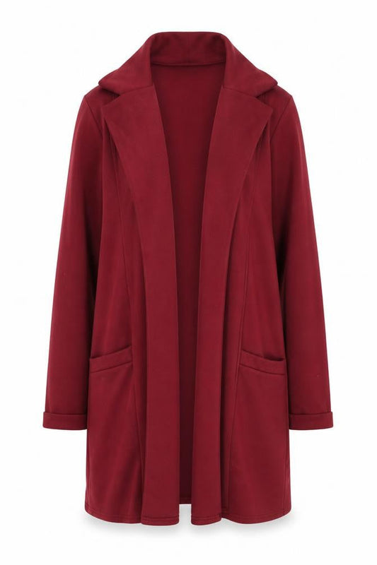 Womens UK Size 10 Select Red Overcoat