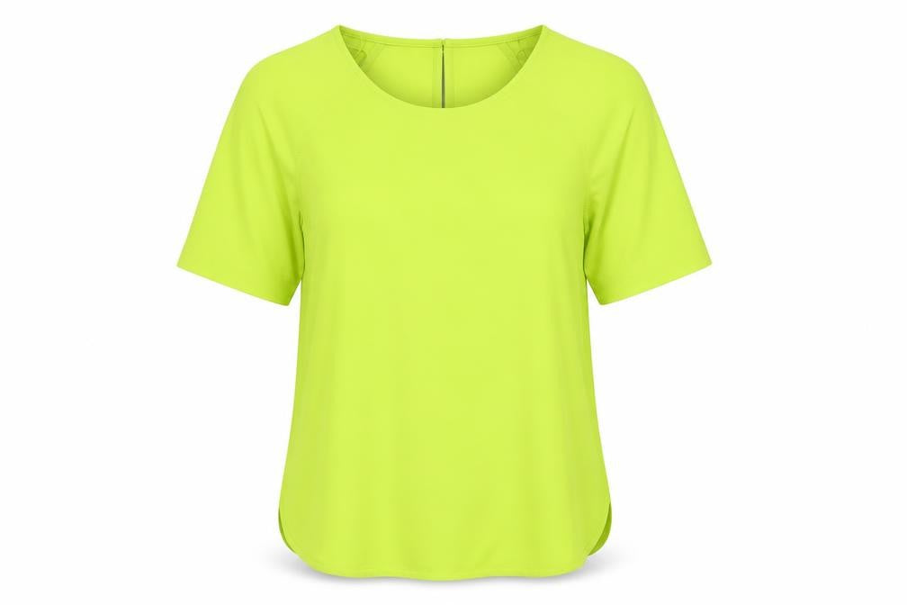 Womens UK Size 6 Marks and Spencer Green Basic T-Shirt