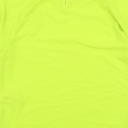 Womens UK Size 6 Marks and Spencer Green Basic T-Shirt