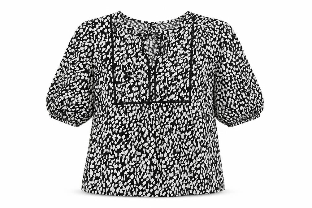 Womens UK Size 6 Marks and Spencer Black Basic Blouse