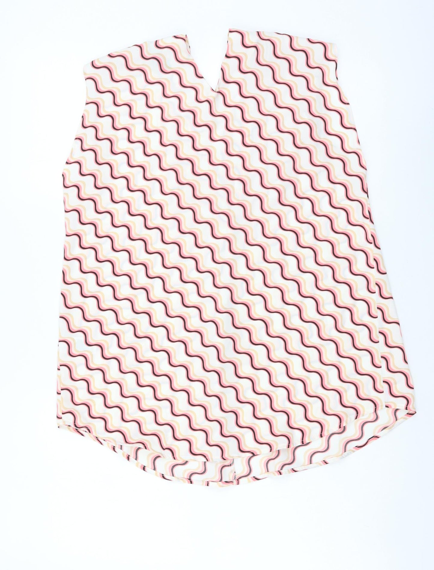 Womens UK Size 8 Marks and Spencer Pink Basic Tank