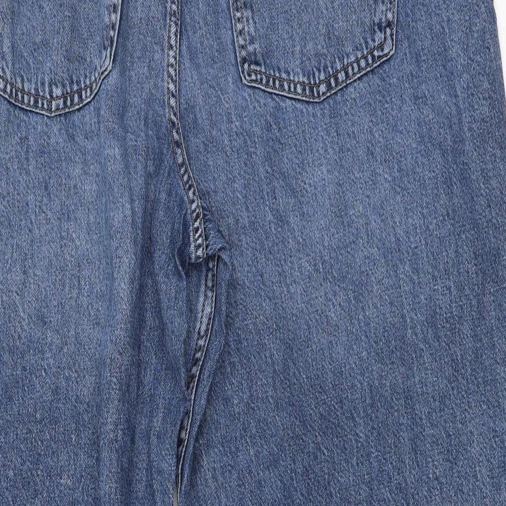 Womens UK Size 18 Marks and Spencer Regular Fit Straight Blue Jeans