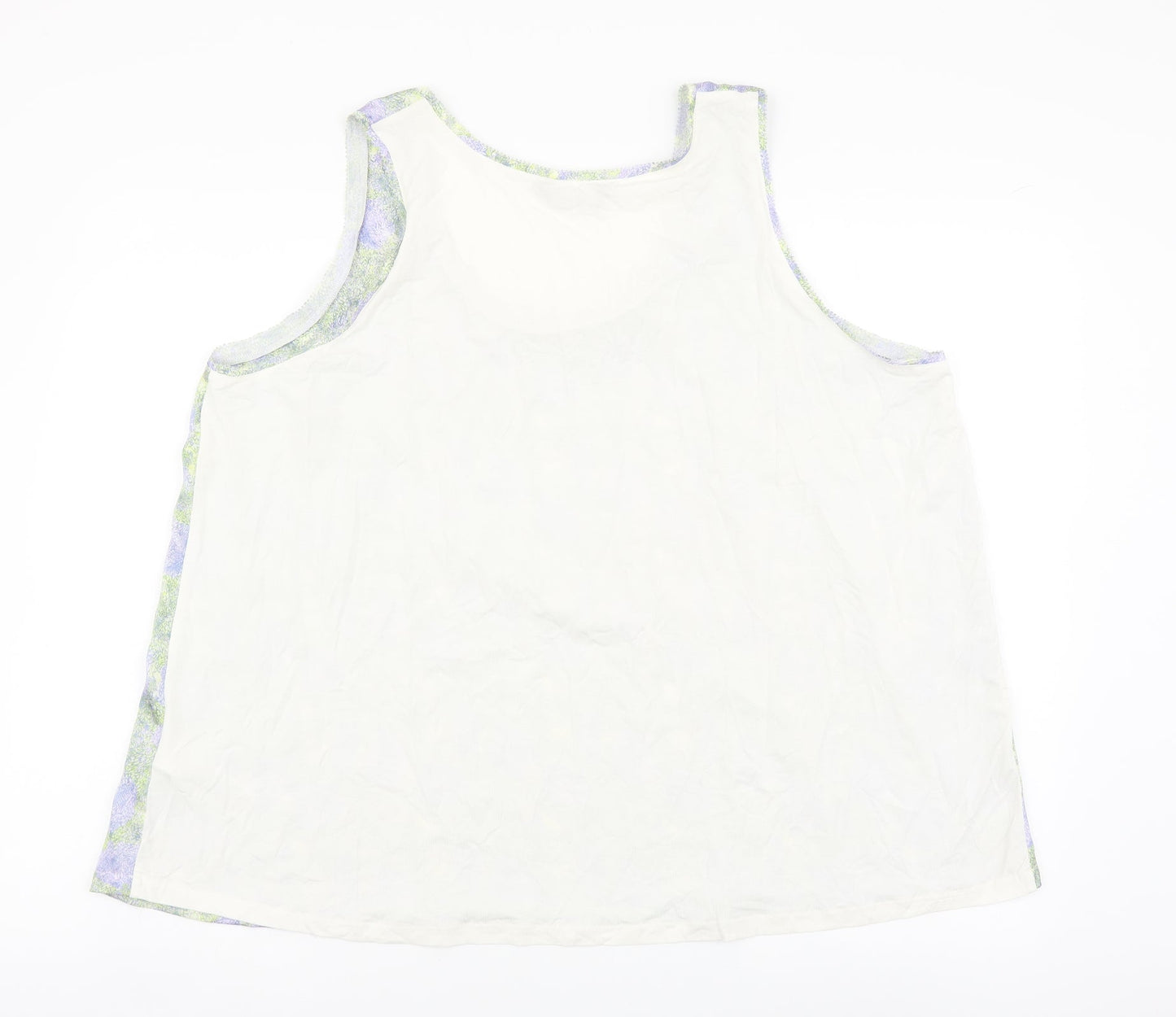 Womens UK Size 18 Marks and Spencer Multicoloured Basic Tank