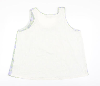 Womens UK Size 18 Marks and Spencer Multicoloured Basic Tank